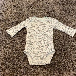 Cat long sleeve onesie